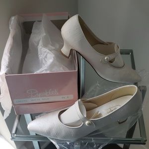 Vintage Dyeables Silk Shoes